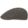 Casquette Plate Herringbone Harris Tweed Marron - Stetson  Reference : 20940| Chapellerie Traclet