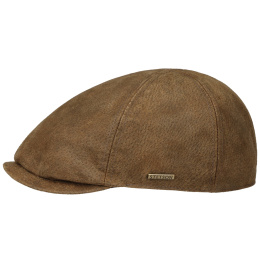 York Leather Duck Bill Cap with Ear Flaps - Stetson