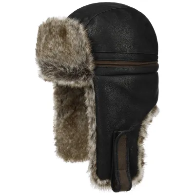 Chapka Yorkshire  Cuir Noir - Stetson