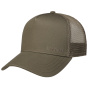 Casquette Baseball Trucker Coton Olive - Stetson
