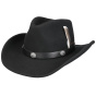 Western Hat Escomb Woolfelt Black - Stetson