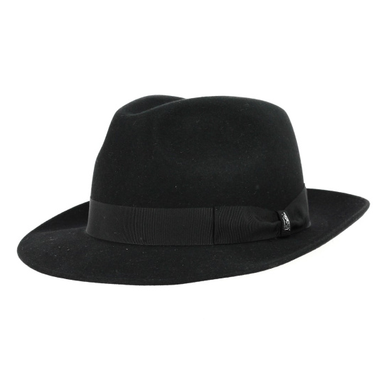 Brompton rabbit fur felt fedora hat - Traclet