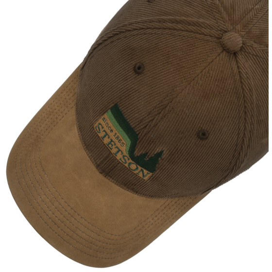 Stetson Woods Cotton Baseball Cap Brown