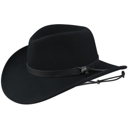 Black Felt Morgan Western Hat - Bailey