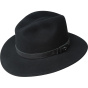 Bailey - Black Felt Traveller Redline Hat