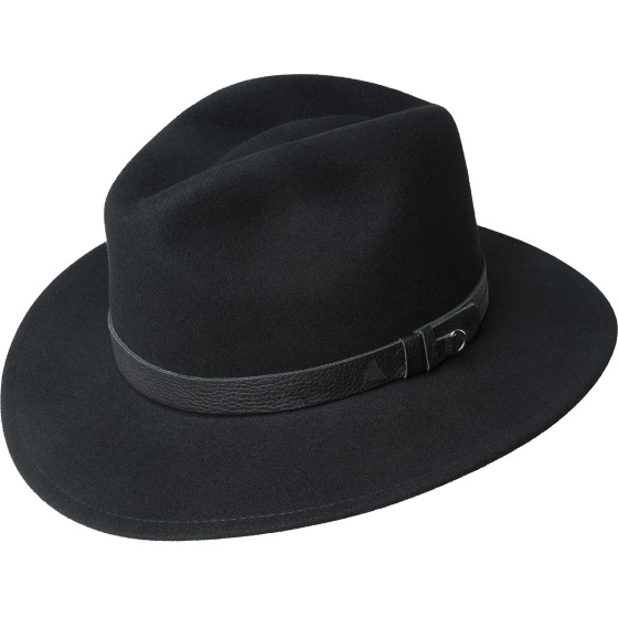 Bailey - Black Felt Traveller Redline Hat