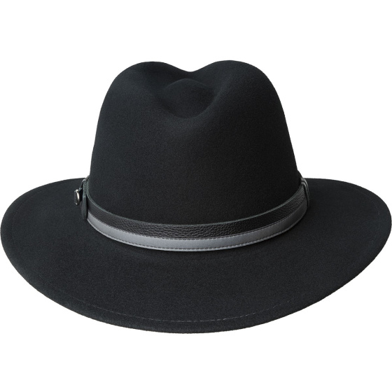 Bailey - Black Felt Traveller Redline Hat