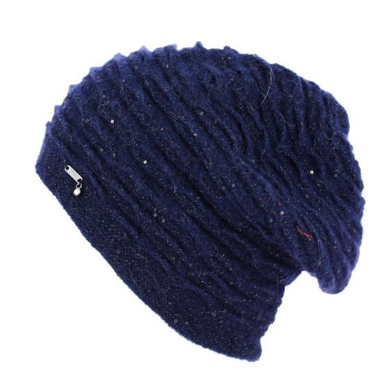 Women's blue Colosseo beanie - Vizio