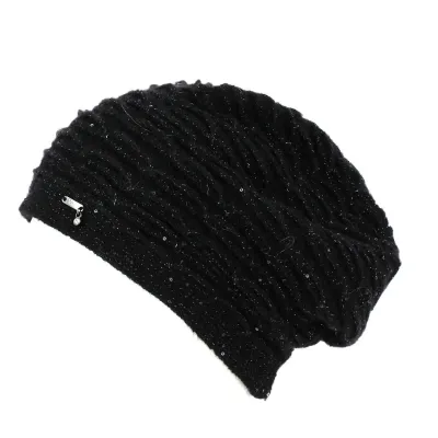 Bonnet long femme noir Dulcos Cicci - Vizio - ref 20990