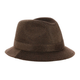 English Loden Bucket Hat - Brown - Traclet