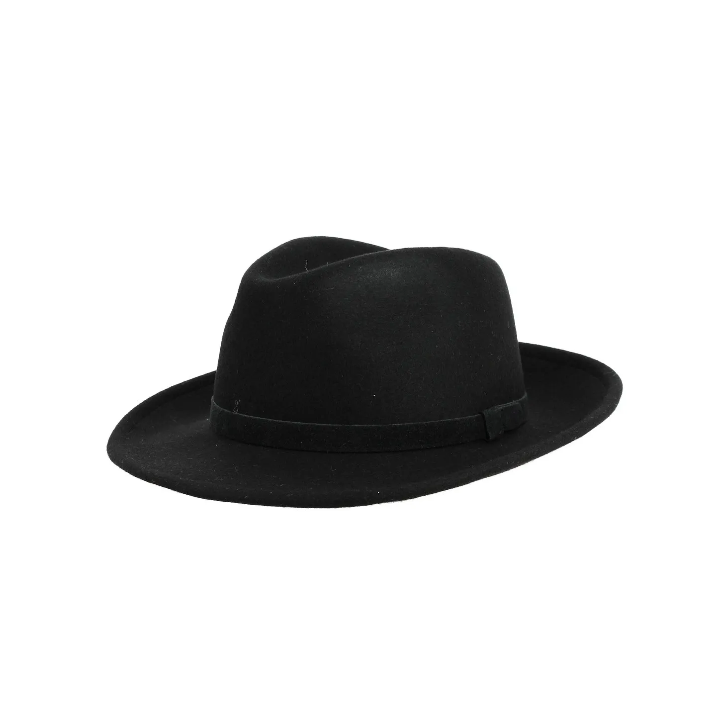 Chapeau fedora noir cache oreille made in France