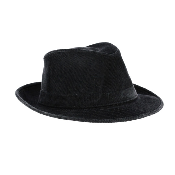 Chapeau trilby gabin velours Crambes - Made In France