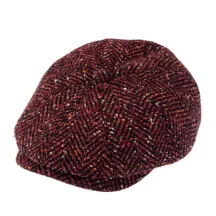 Traclet 8-Panel Herringbone Cap - 21003