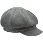 Gray Coco Tweed Newsboy Cap
