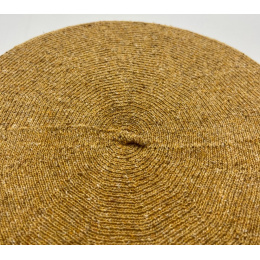Summer Beret Cotton Silk & Linen Canola Yellow - Le Béret Français