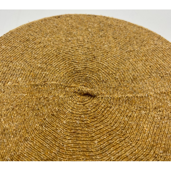 Béret Été Coton Soie & Lin Jaune Colza - Le Béret Français