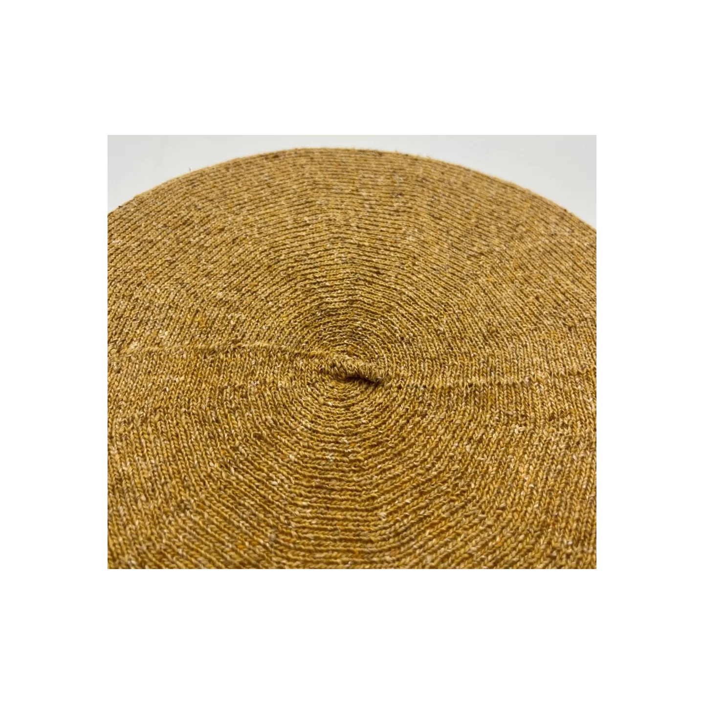 Béret Été Coton Soie & Lin Jaune Colza - Le Béret Français Reference : 17948| Chapellerie Traclet