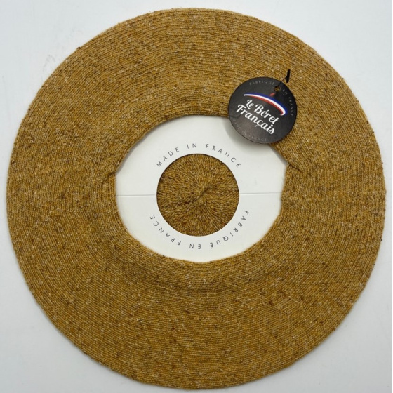 Béret Été Coton Soie & Lin Jaune Colza - Le Béret Français