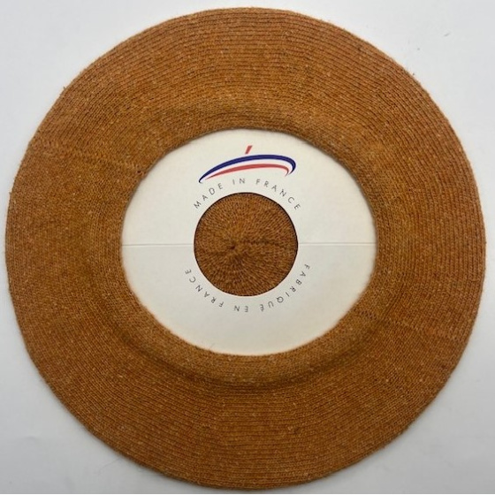 Summer Beret Cotton Silk & Linen Corn Yellow - Le Béret Français