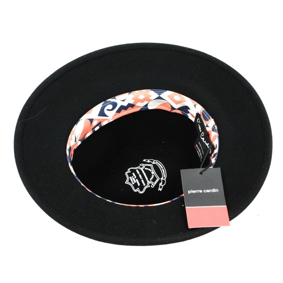 Chapeau Traveller Riviera Feutre Laine noir - Pierre Cardin