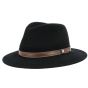 Black Wool Felt Riviera Traveller Hat - Pierre Cardin
