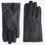 Black Calabre Peccary Cashmere-Lined Gloves - Glove Story