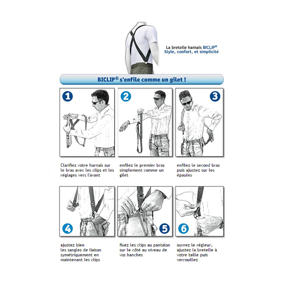 Biclip® Harness Suspenders Exclusive Concept Biclip® Harness Suspenders Exclusive Concept