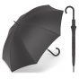 Long Semi-Automatic Black Cane Umbrella - Esprit