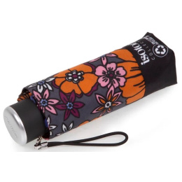 Mini Ultra Slim Seventies Flowers Umbrella - Isotoner
