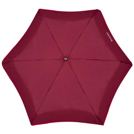 Mini Automatic X-TRA Solid Umbrella Burgundy - Isotoner