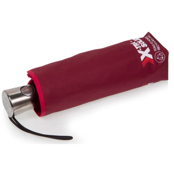 Mini Automatic X-TRA Solid Umbrella Burgundy - Isotoner