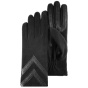 Women's Touchscreen Recycled Fleece Gloves Black - Isotoner