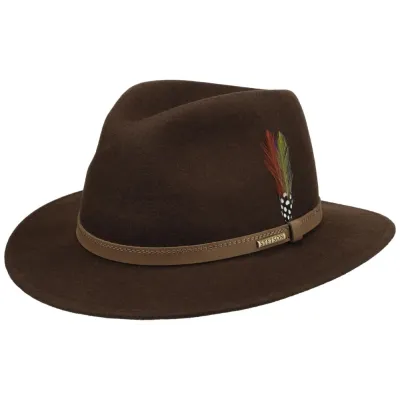 Ashton Woolfelt Brown Hat - Stetson Reference: 21092| Traclet Hat Shop