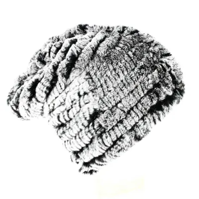Siberia Grey Rabbit Beanie / Ushanka - Traclet Reference: 7467 | Traclet Millinery