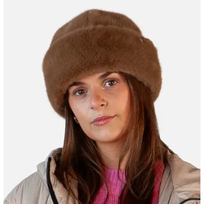 Toque Cherrybush Fausse Fourrure Marron - Barts