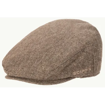Brown Donegal Flat Cap - Traclet Reference: 21103| Traclet Hatters