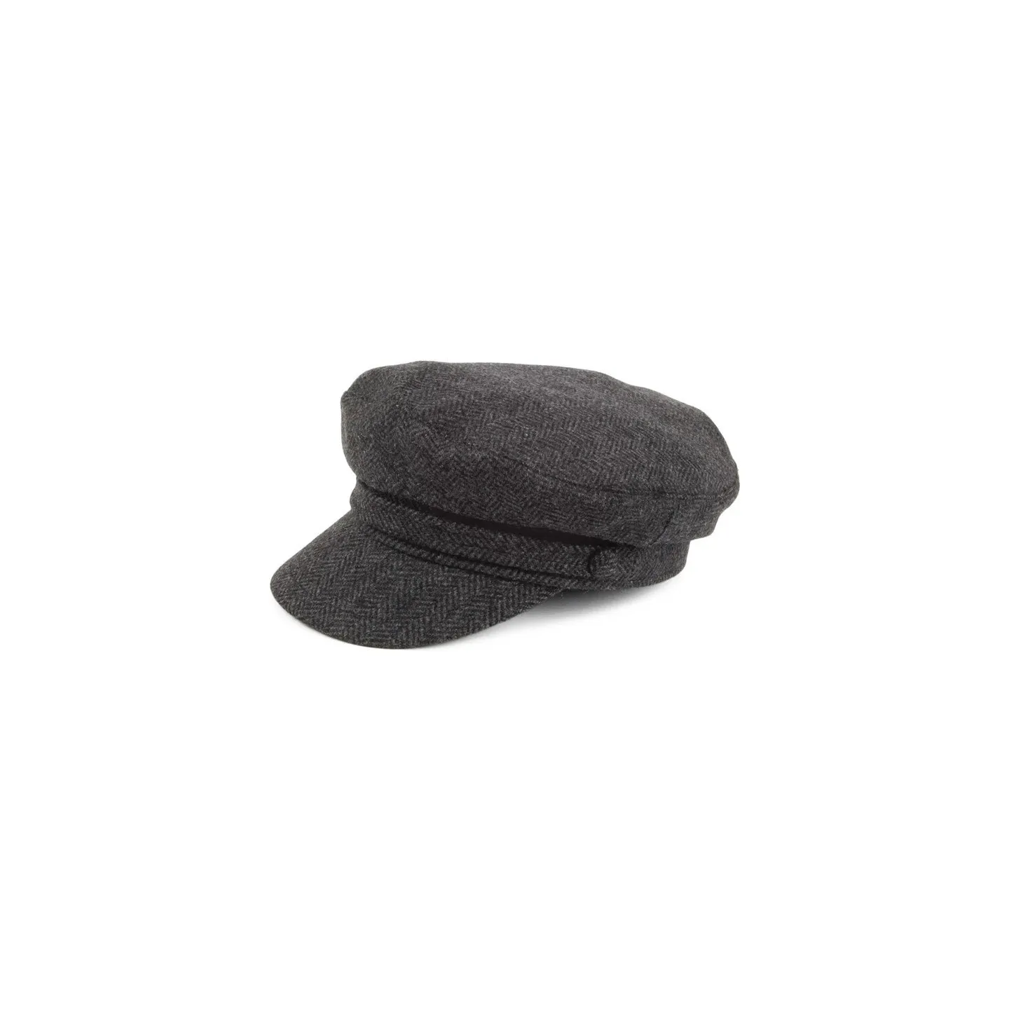 Casquette Marin Fiddler Chevrons  Laine Anthracite - Traclet Reference : 21108 | Chapellerie Traclet