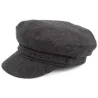 Casquette Marin Fiddler Chevrons  Laine Anthracite - Traclet Reference : 21108 | Chapellerie Traclet