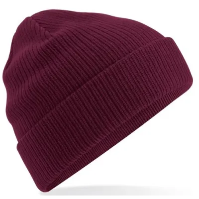 Organic Cotton Burgundy Beanie - Traclet Reference: 21119| Chapellerie Traclet