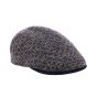 Striped Checkered Wool Milano Flat Cap - Traclet