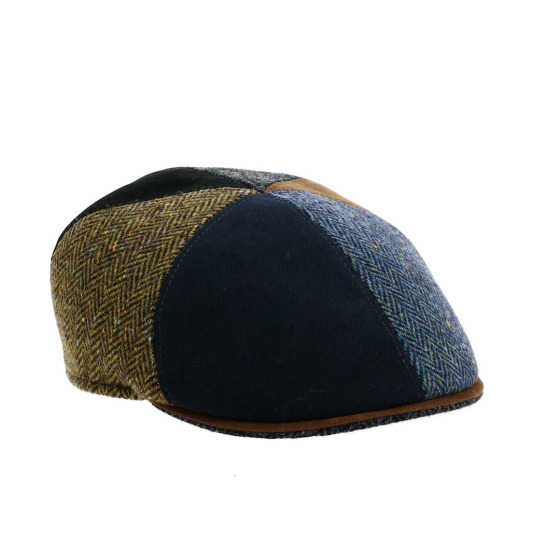 Detroit Domed Patchwork Wool Cap - Traclet