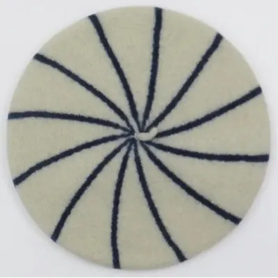 La Marinière Blue/Ecru Beret - Le Béret Français Reference: 21137| Chapellerie Traclet