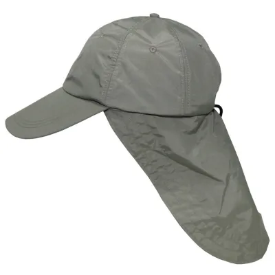 Sahara Olive Neck Flap Cap - Traclet Reference: 12954 | Traclet Hat Shop