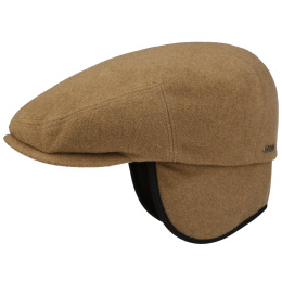 Stetson Kent Ear Flap Wool Cap Camel