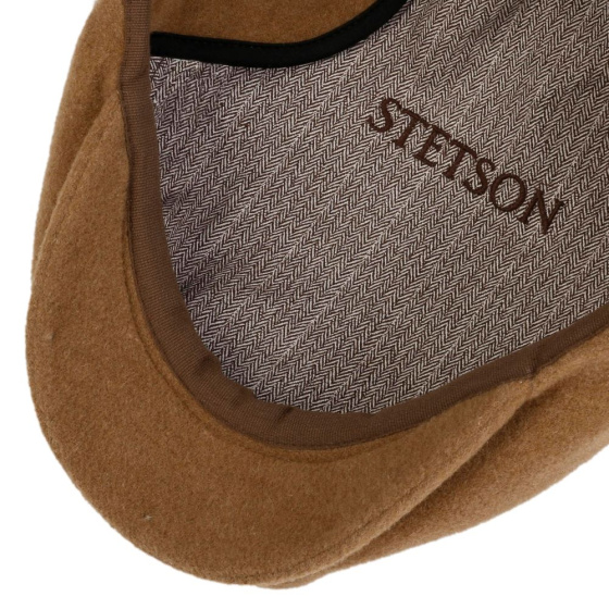 Kent Cap with Ear Flaps Wool Olive - Stetson