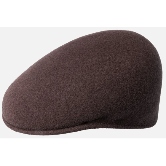 504 Flat Cap Tobacco Wool - Kangol