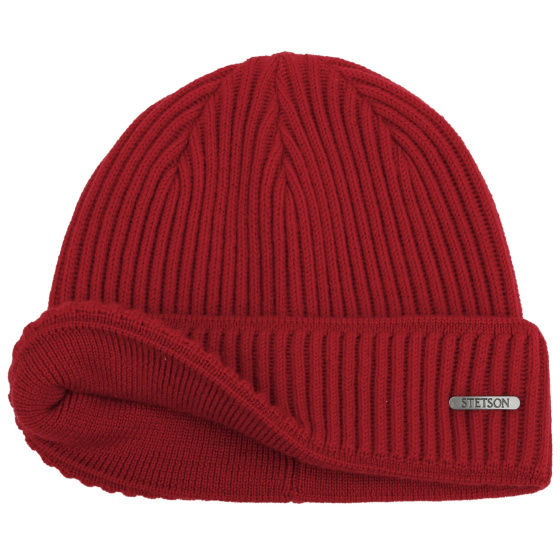 Parkman Red Knit Beanie - Stetson Parkman Red Knit Beanie - Stetson