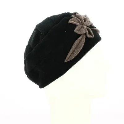 Bonnet Polaire Elfe Noir & Marron- Traclet -ref 21171