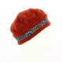 Orange Wax Polar Beanie