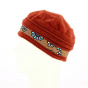 Orange Wax Polar Fleece Beanie